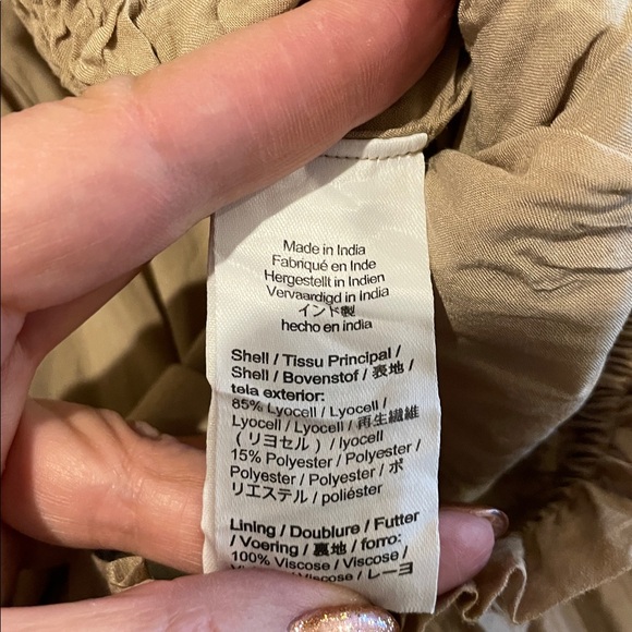 J. Crew Crinkled Gathered Waist Skirt Size M - Picture 8 of 8